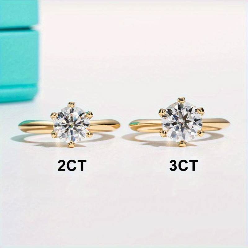 Women's 2/3 Carat Moissanite Engagement Ring